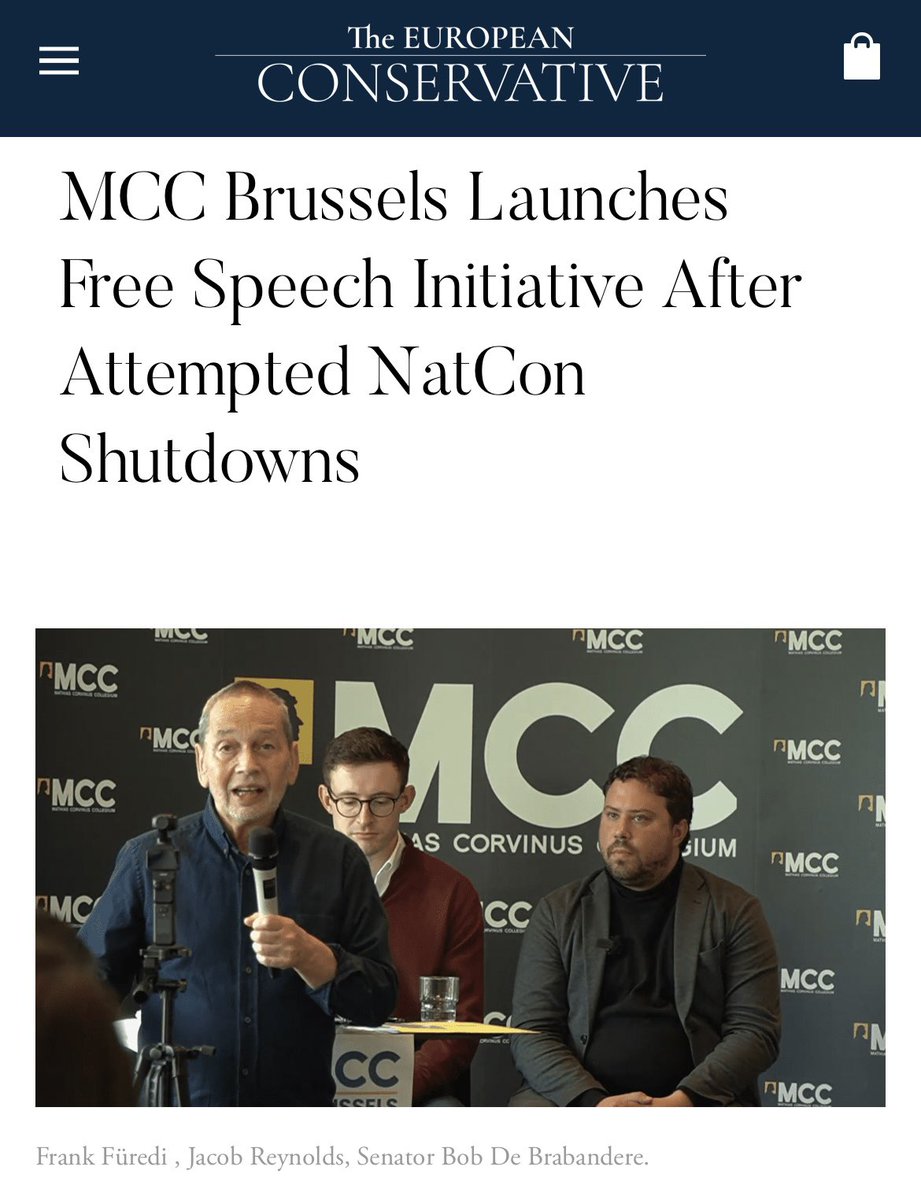🔥Check this out: @MCC_Brussels launches a vital Free Speech Initiative after #NatCon shutdown attempts. With a powerful declaration in hand, we are standing up against censorship, safeguarding democratic rights, and challenging the 'but' in 'I believe in free speech, but...'…