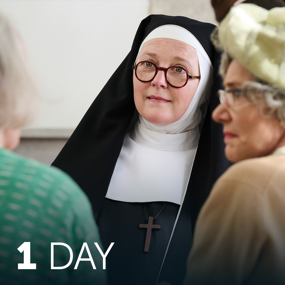 To Great Slaughter we go! New episodes of #SisterBoniface begin tomorrow on #BritBox 🔎