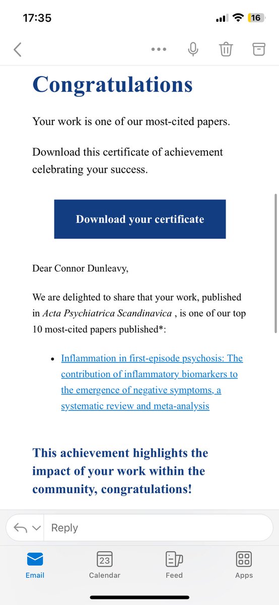 Not bad going for my first academic publication 🤩🥳 #TopCitedArticle @ActaPsychScand