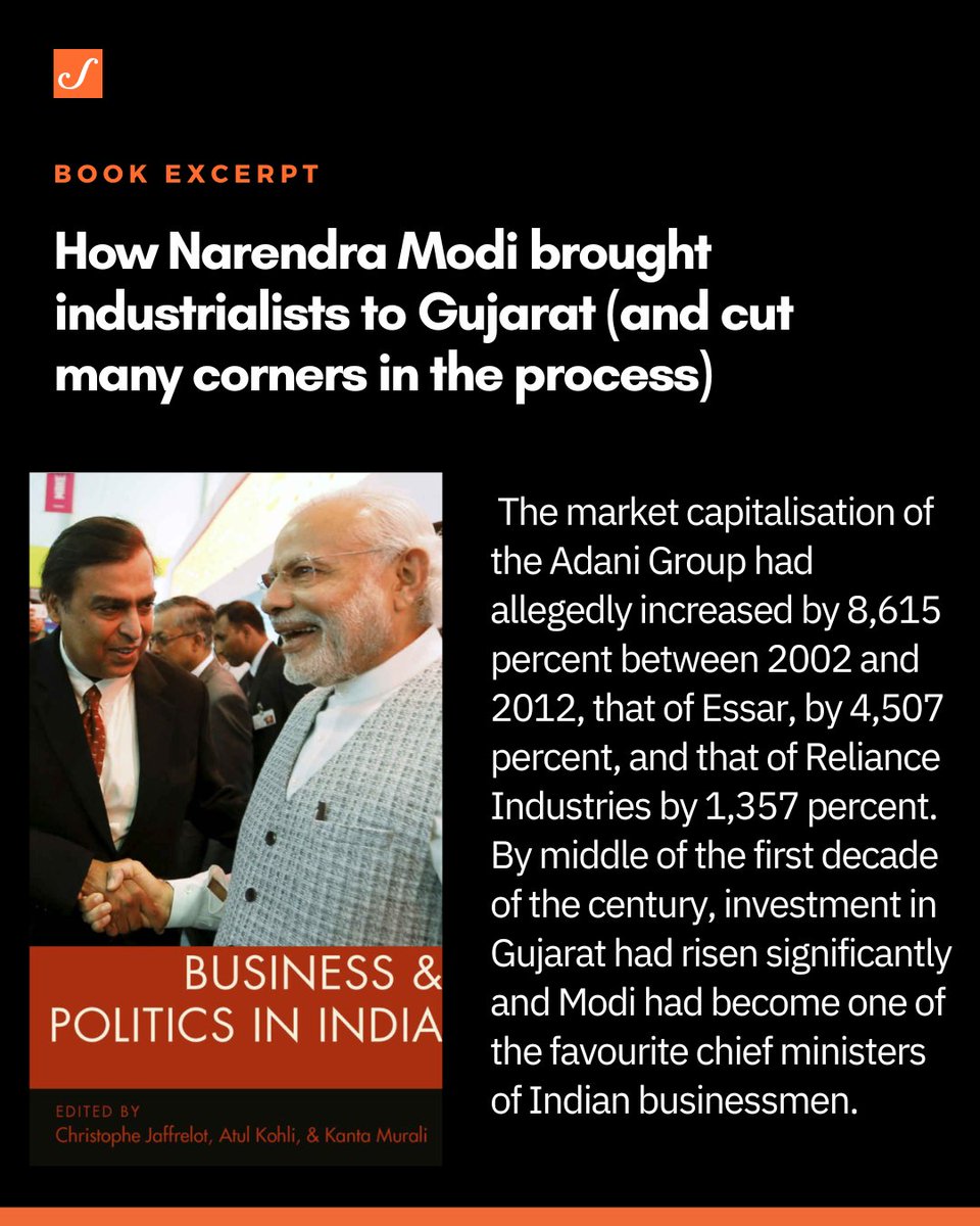 #From 2019 | The Nano deal was wrapped up in fifteen days, Tata Motors opting for the site at Sanand that Modi had preselected (among others) for the new factory. scroll.in/article/907850… To woo Ratan Tata, the chief minister moved very fast but also offered many concessions.