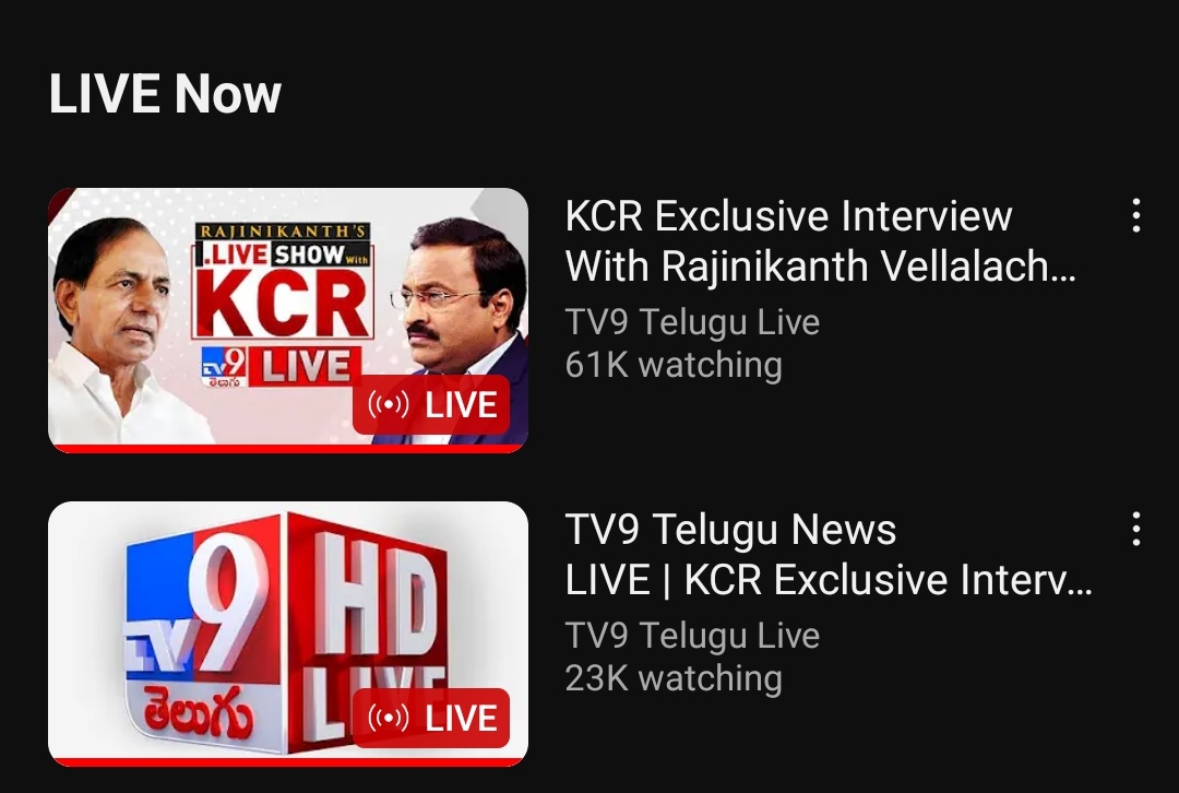 SteadFast2BRS's tweet image. Endhi ayya Ee arachakam! 
Still watching 84K.

At 10:00 PM! 

#KCROnceAgain #KCRInterview
#TV9News #BRS #KCR 
@TV9Telugu @BRSparty @KTRBRS @HarishBRSUSA @BRSHarish @UttamKBRS @Aadi18_3