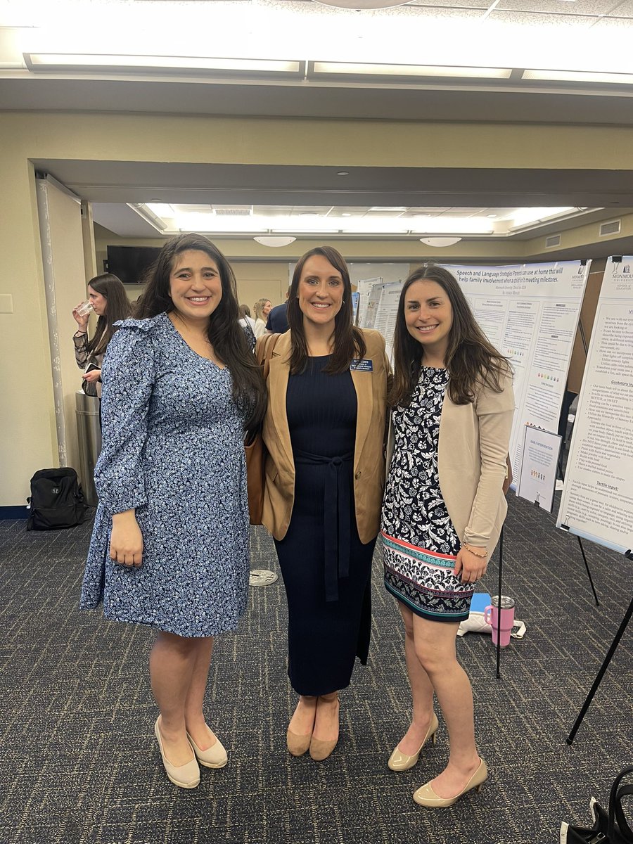 MsAlicia_SLP's tweet photo. I loved seeing the clinical expo come to life with the @MUschoolofEduca SLP 1st year and 2nd year students last week! I have loved seeing the growth in clinical skills for my graduate students this year, and have connected with new colleagues with such expertise! https://t.co/2AW4jEO2js