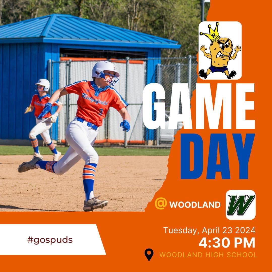SpudderSB's tweet photo. First pitch set for 4:30 at Woodland High School. #gospuds https://t.co/UpWQRNSKmp