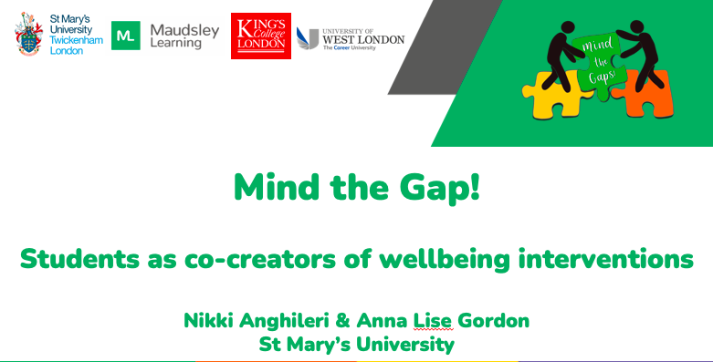 An action packed and informative day #ANTF2024 ⭐️ Our @YourStMarys colleagues @AnnaLiseGordon and @NikkiAnghileri enjoyed sharing the Mind the Gap! project - so many fruitful conversations about university student wellbeing!