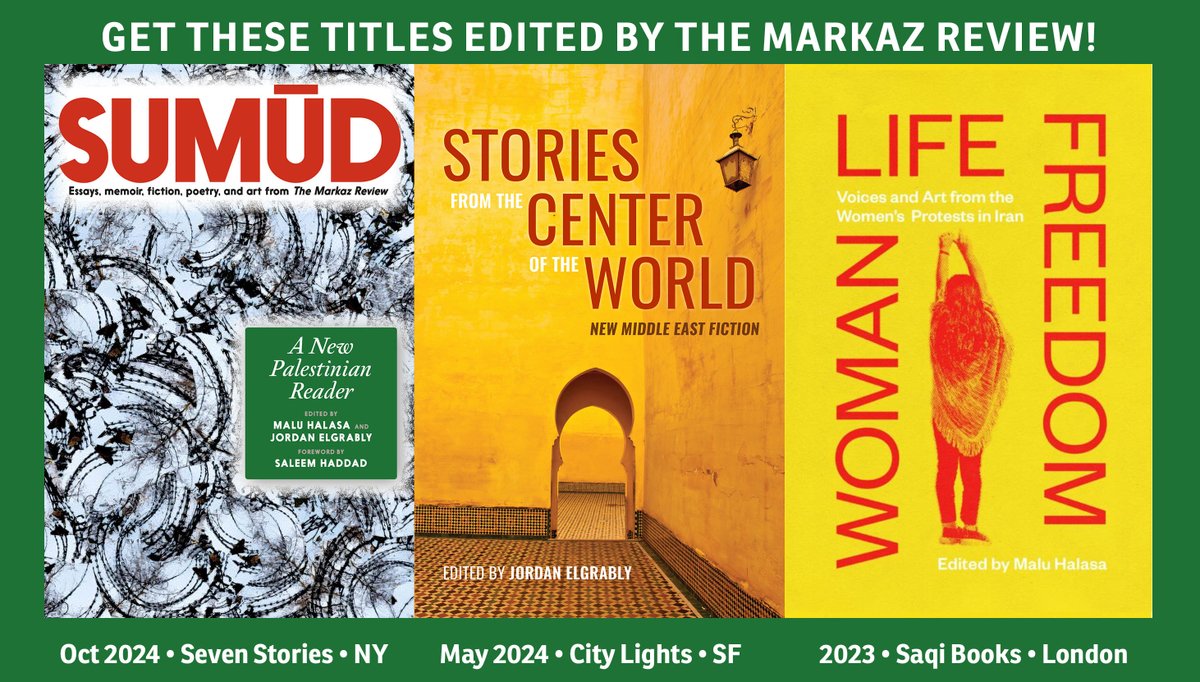 Hey, it's #WorldBookDay — check out these books from @TheMarkazReview and our friends, @SaqiBooks @CityLightsBooks and @7StoriesPress