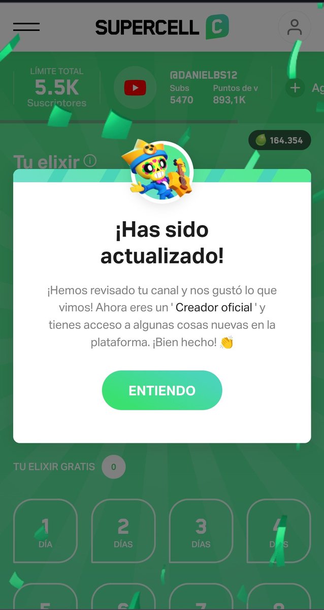 Gracias por todo:D!!
Oficialmente soy creador de contenido oficial :D