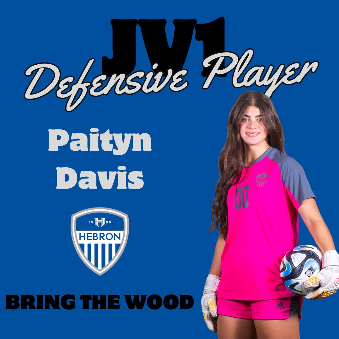 Hawksgirlsoccer's tweet photo. Team Defensive Player of 2024! https://t.co/E3ui0X28il
