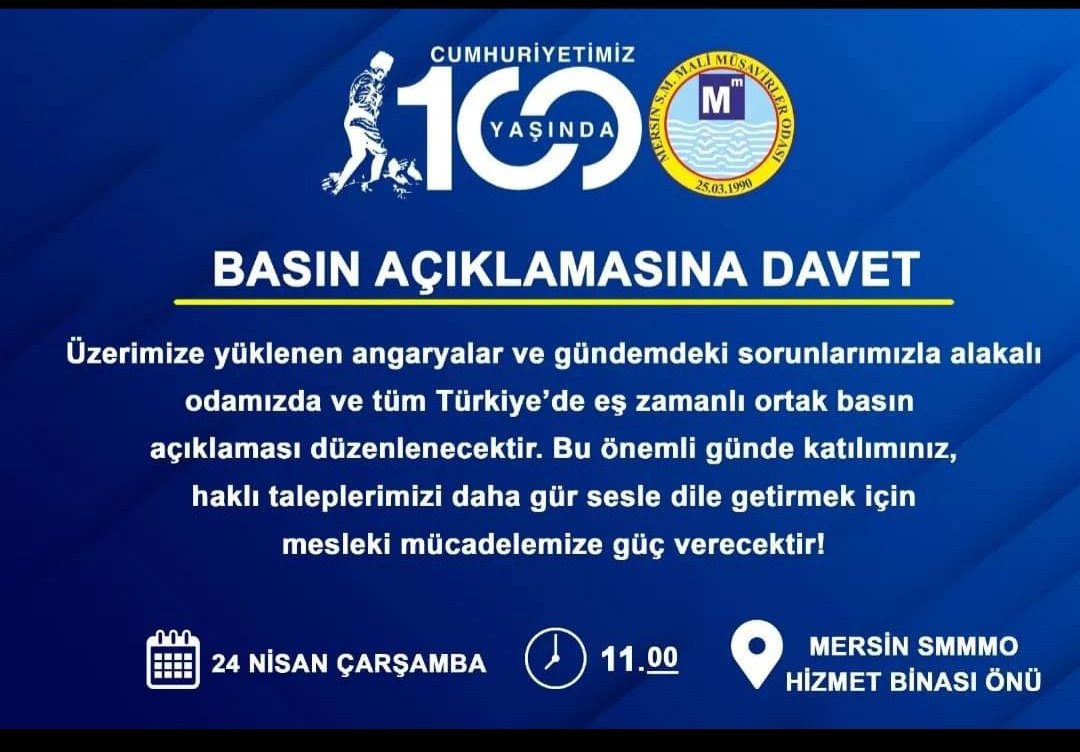 Mersin SMMM Odası (@mersinsmmmo) on Twitter photo 