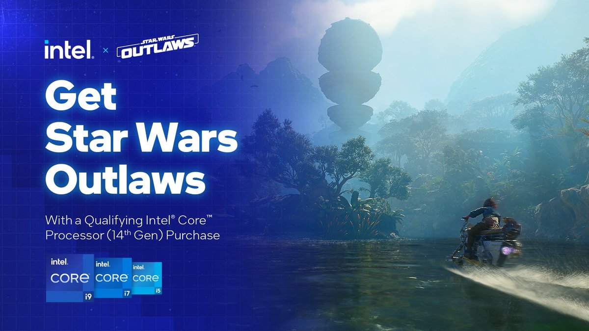 Intel and Star Wars Outlaws: a perfect duo like Kay and Nix. Read about the bundle and beyond: intel.ly/4b83nwN