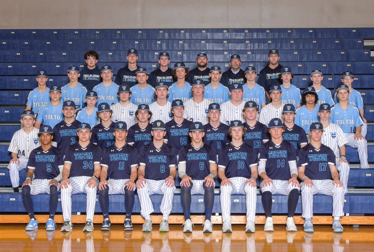 The Tolton Baseball team is having a great start to the season, currently at 16-4. They've got some tough games coming up but they're ready to take the field and play hard! Follow them on X @ToltonBaseball. Let's go, Trailblazers! Schedule - mshsaa.org/MySchool/Sched…