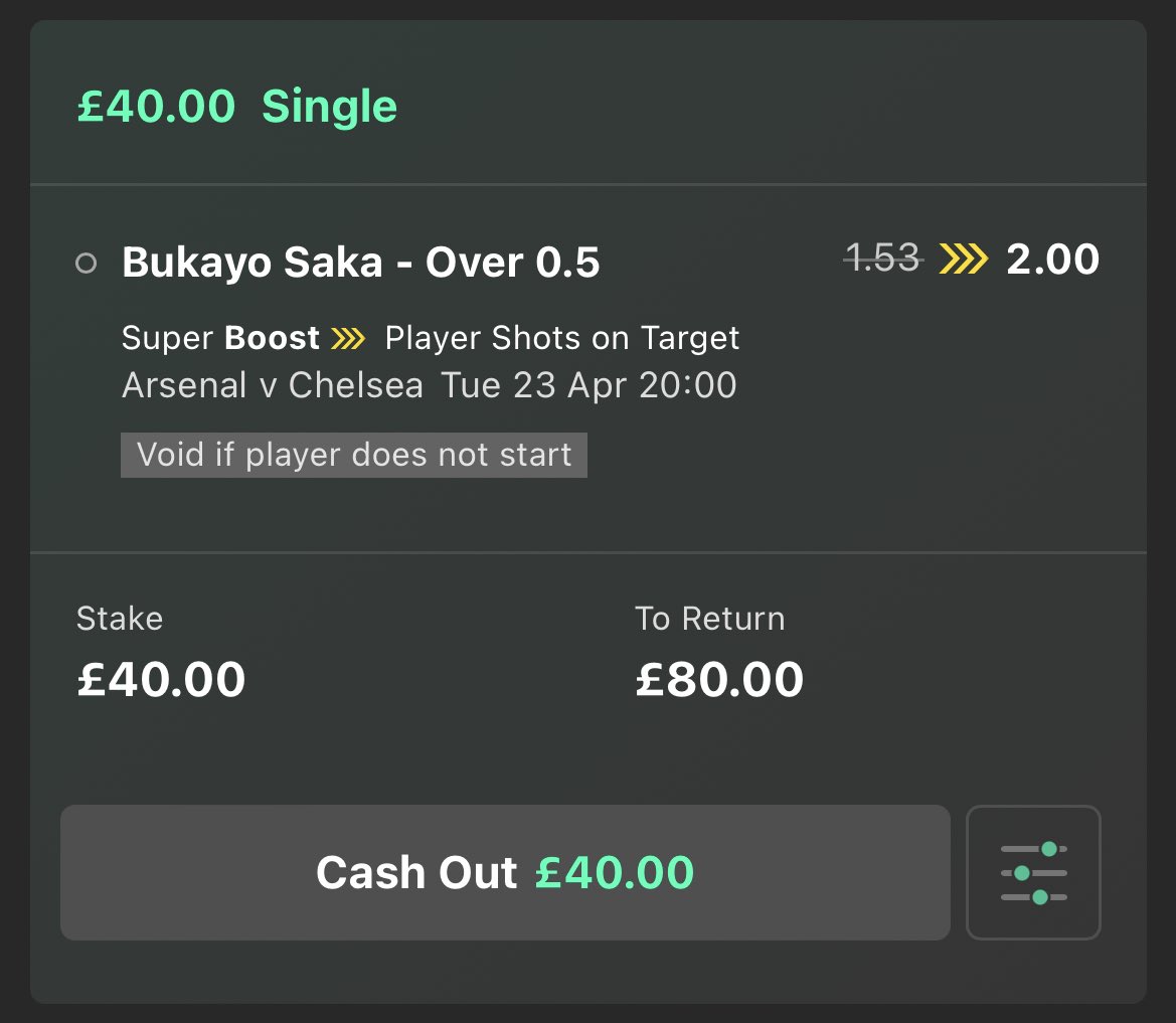 If tonight’s super boost wins I’ll giveaway my £40 winnings! ❤️ To enter, simply RETWEET this & join my free telegram group - t.me/+2X3ZRSgoXc9lM… 🤙🏼 Best of luck troops 🫡