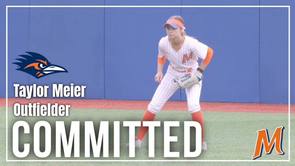 We are excited to announce that Taylor will be continuing her athletic and academic career at UTSA! 🧡💙 #DreamBigActBigBeBig #faMily