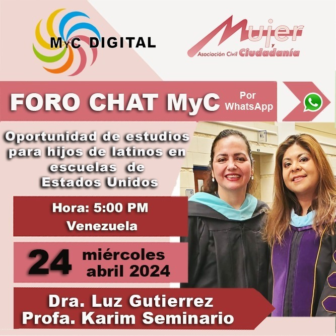Participa en este Foro Chat uniéndote a nuestro grupo de WhatsApp:
chat.whatsapp.com/D2BLSD06MhN6n3…

Mujer y Ciudadanía
Formando mujeres...construyendo ciudadanía