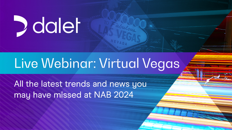 🎥 Missed the action at NAB 2024 or craving more insights? Join us on April 30th for a virtual recap to explore key trends, what’s new from Dalet, and the award-winning Dalet Pyramid! 🌟 Register now: hubs.li/Q02tPMvw0