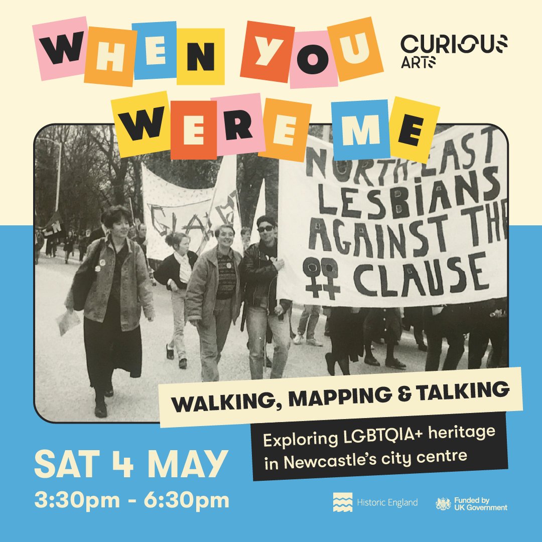 Discover Newcastle's LGBTQIA+ heritage! Join us for a guided journey through the city centre, delving into our community’s rich history 🏳️‍🌈🏳️‍⚧️ Uncover hidden narratives and celebrate our heritage. Sat 4 May, 3:30-6:30pm from Great North Museum. Sign up: whenyouwereme.eventbrite.co.uk