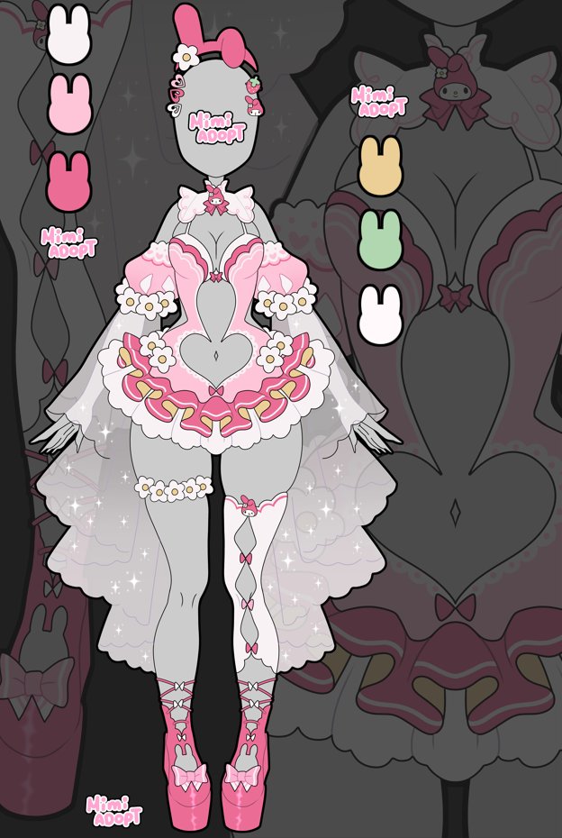 ✨My Melody Outfit✨ ʕ•́ᴥ•̀ʔっ💵💲1️⃣0️⃣0️⃣ ✉️ to Claim ♡*)ﾟ °・♡*)ﾟ °・ ♡*Includes commercial rights*♡