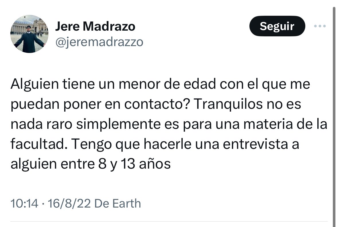 INVESTIGUEN YA A ESTE TIPO