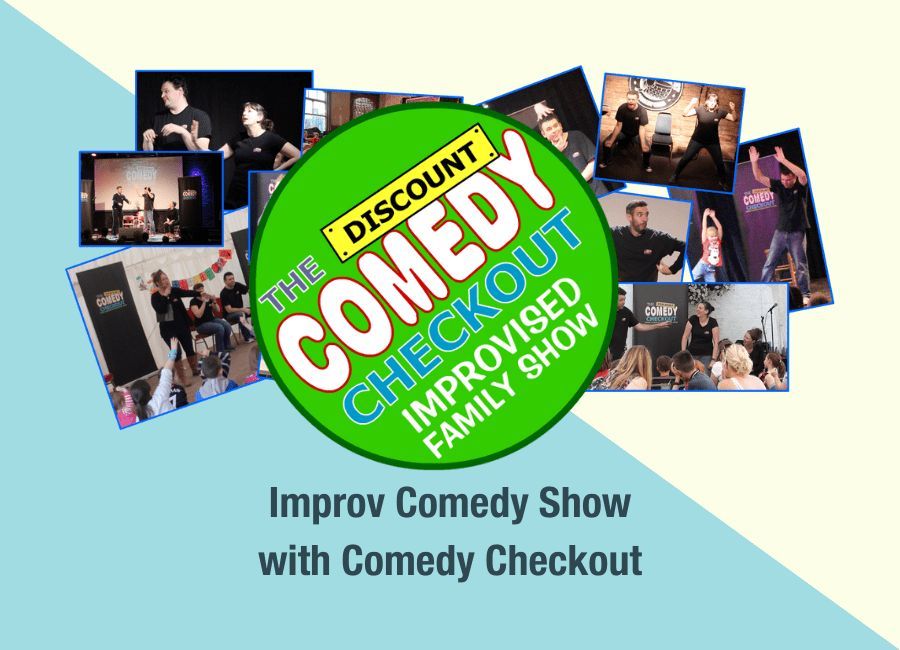 👩‍👩‍👦‍👦 Family Improv Comedy Show

⏲️ What time? 5PM

👨‍🍳 The Cookery Theatre, The North Leeds Food Festival

😆 Join us at 5pm in The Cookery Theatre tent at The North Leeds Food Festival for "The Discount Comedy Checkout: Improvised Family Show"! 

👉  northleedsfoodfestival.co.uk/comedy-improv-…