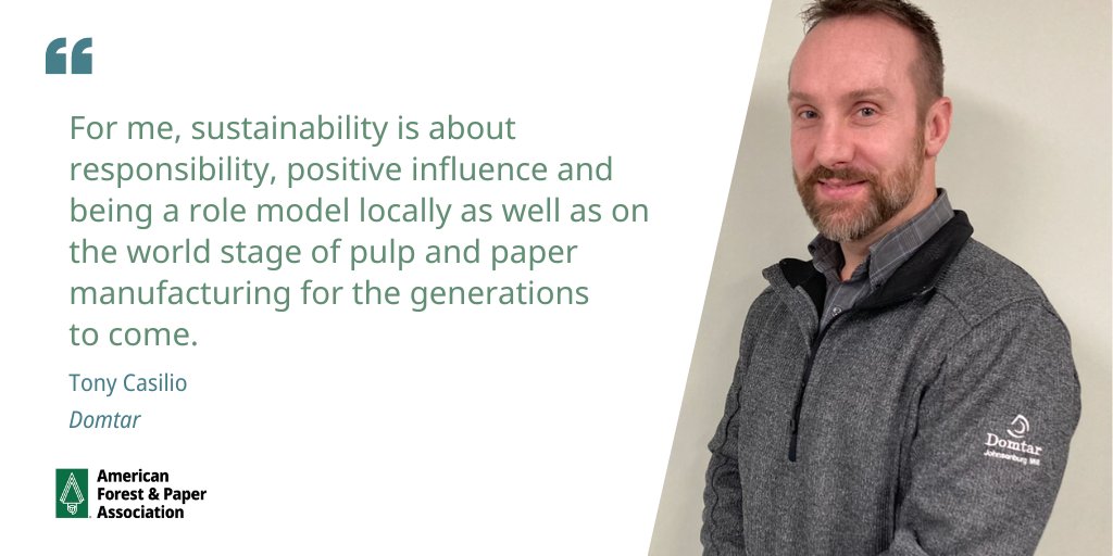 As an Environmental, Health and Safety Manager for @DomtarEveryday, Tony is intentional with the decisions he makes, with his family, community and Domtar. He believes in being a positive influence and making the right, sustainable choices. bit.ly/3U3SoPs