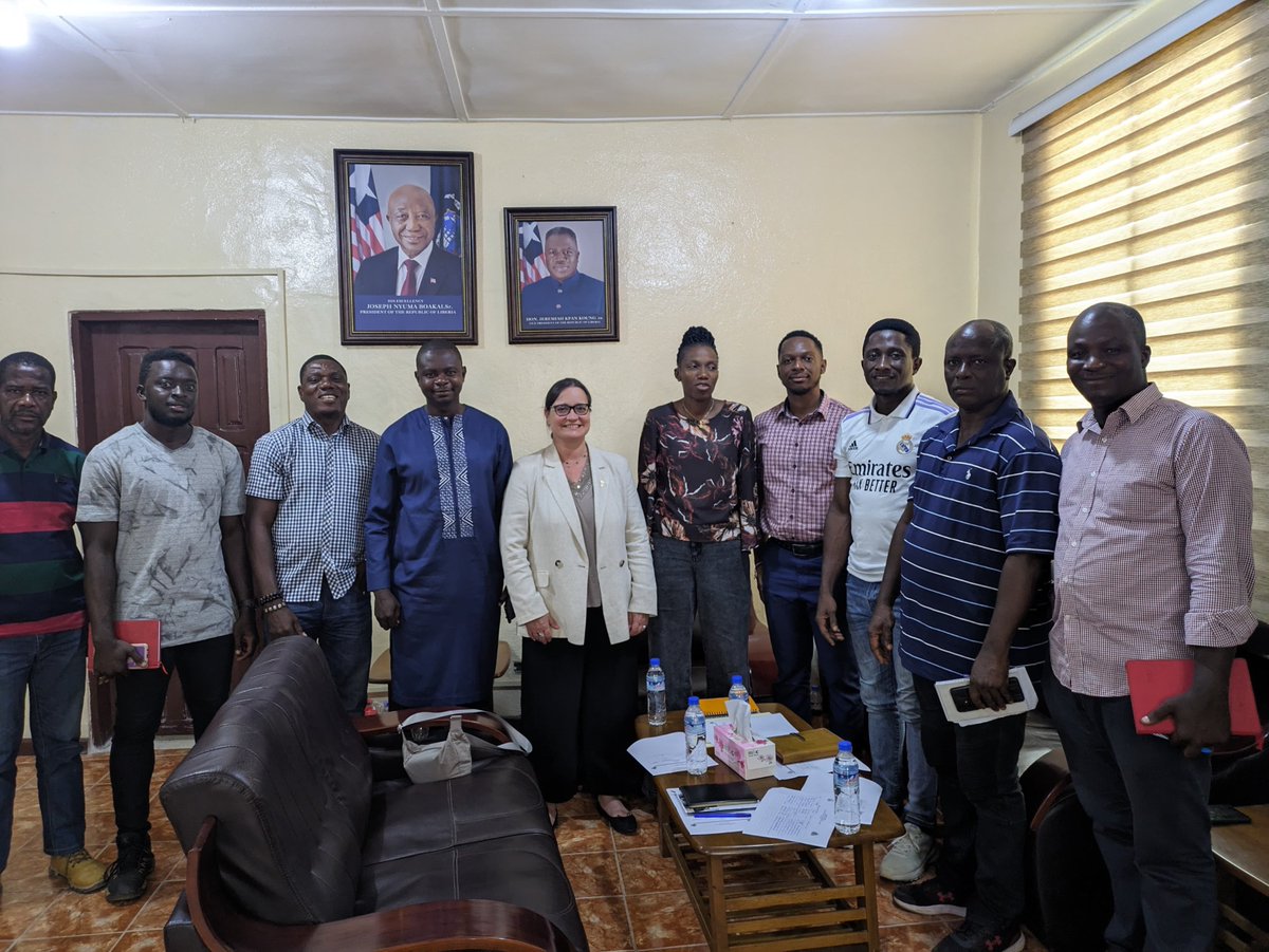 IomLiberia's tweet photo. IOM Liberia and the Department of Rural Development and Community Services of the Ministry of Public Works had an acquittance meeting to explore possible collaboration and partnership in supporting the government's ARREST agenda. #IOMLiberia #IOMWCARO #MPW https://t.co/VzXtptbHIn
