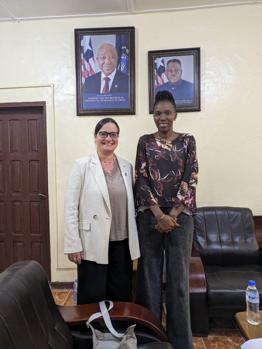 IomLiberia's tweet photo. IOM Liberia and the Department of Rural Development and Community Services of the Ministry of Public Works had an acquittance meeting to explore possible collaboration and partnership in supporting the government's ARREST agenda. #IOMLiberia #IOMWCARO #MPW https://t.co/VzXtptbHIn