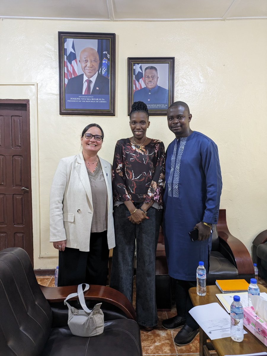 IomLiberia's tweet photo. IOM Liberia and the Department of Rural Development and Community Services of the Ministry of Public Works had an acquittance meeting to explore possible collaboration and partnership in supporting the government's ARREST agenda. #IOMLiberia #IOMWCARO #MPW https://t.co/VzXtptbHIn