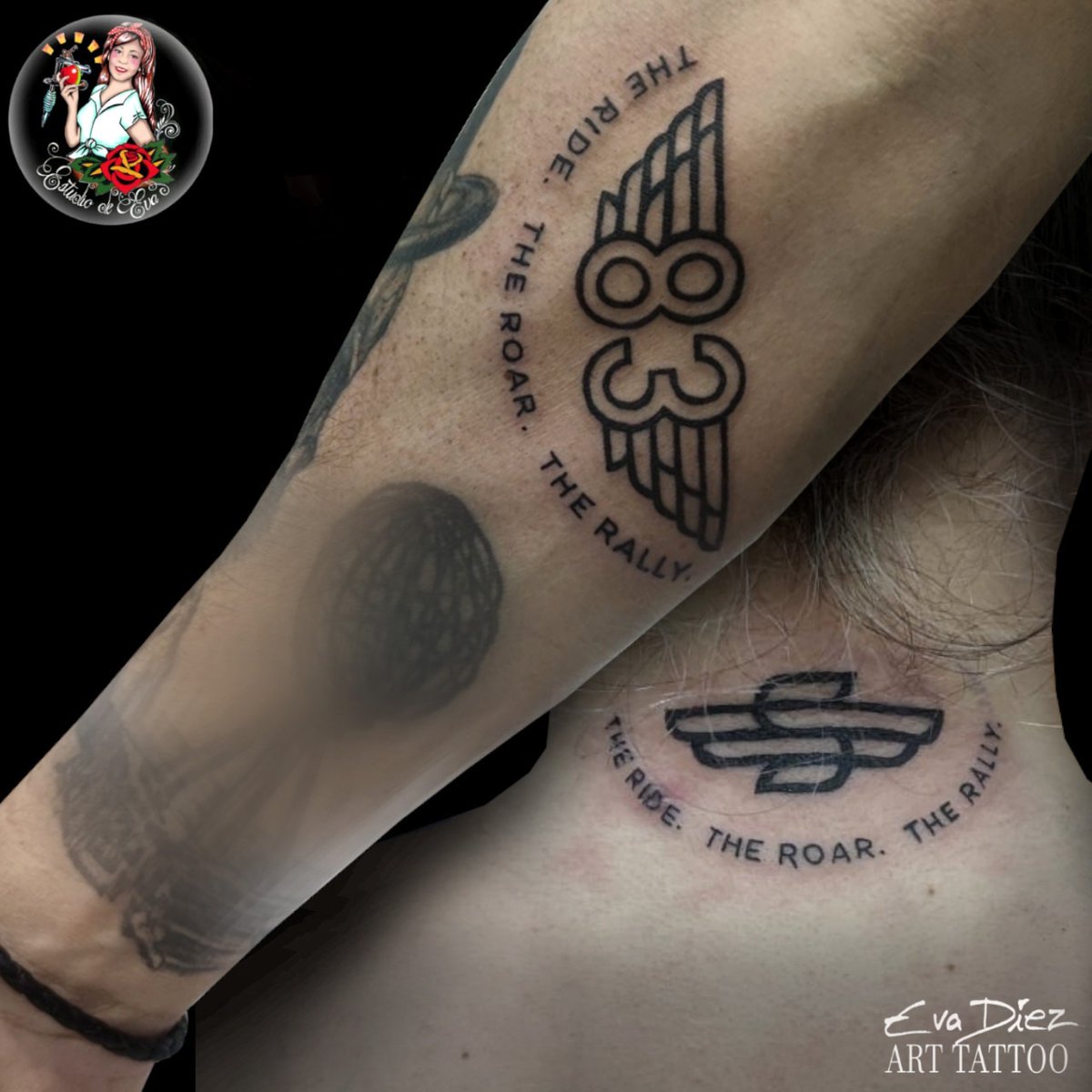 tatuadora10's tweet photo. Tattoo para José y Erika 

#tattoo #ink #rider #harleydavidson #83 https://t.co/79tCvaoNsw