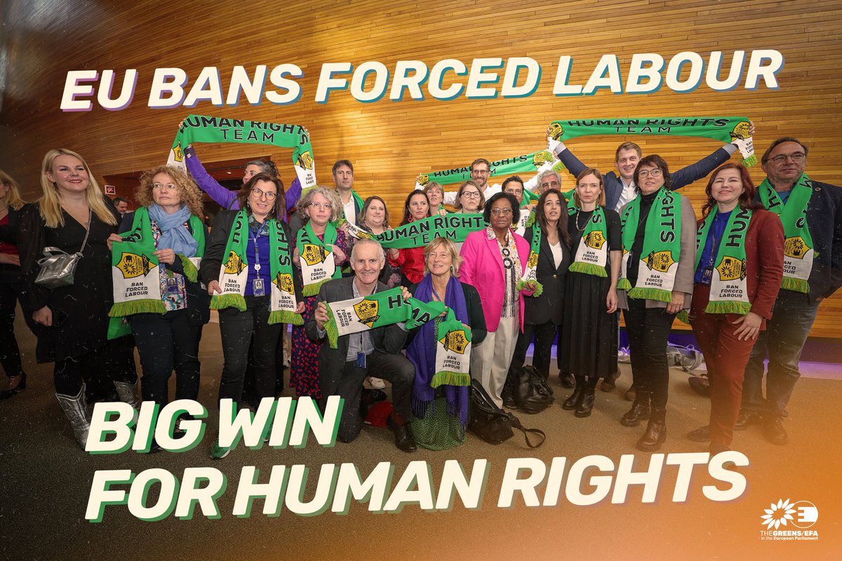 anamirandapaz's tweet photo. ❌Máis de 27 milións de persoas no mundo son vítimas de traballo forzoso #ForcedLabour
✅Hoxe votacion histórica
no #ParlamentoEuropeo para prohibilo #ForcedLabourBan
Como grupo parlamentar, son moitos anos de loita neste tema. Polos #DereitosHumanos
#HumanRights https://t.co/OrejKCqV6l