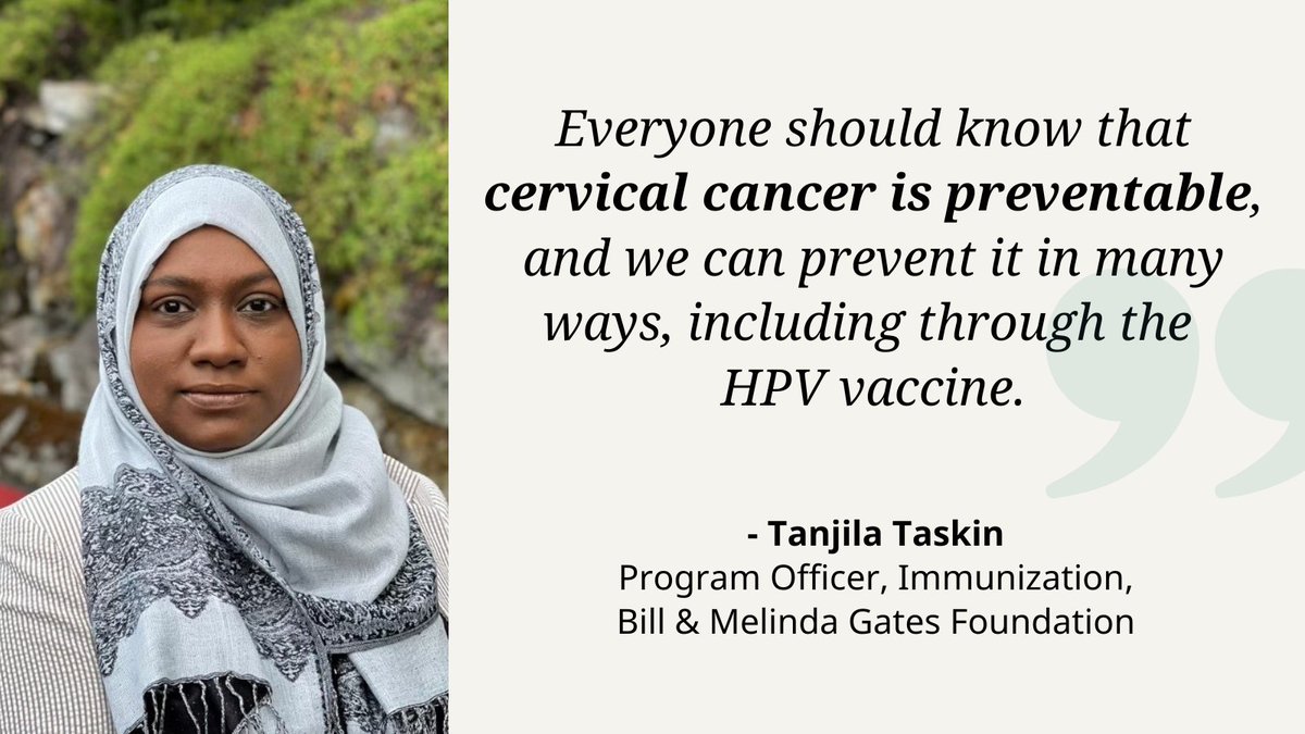 Join us April 25 to delve into the urgent and critical issue of cervical cancer prevention, with Tanjila Taskin from the Immunization team at the @gatesfoundation, as well as renowned author @drlindaeckert. RSVP ➡️ gates.ly/4aclod2
