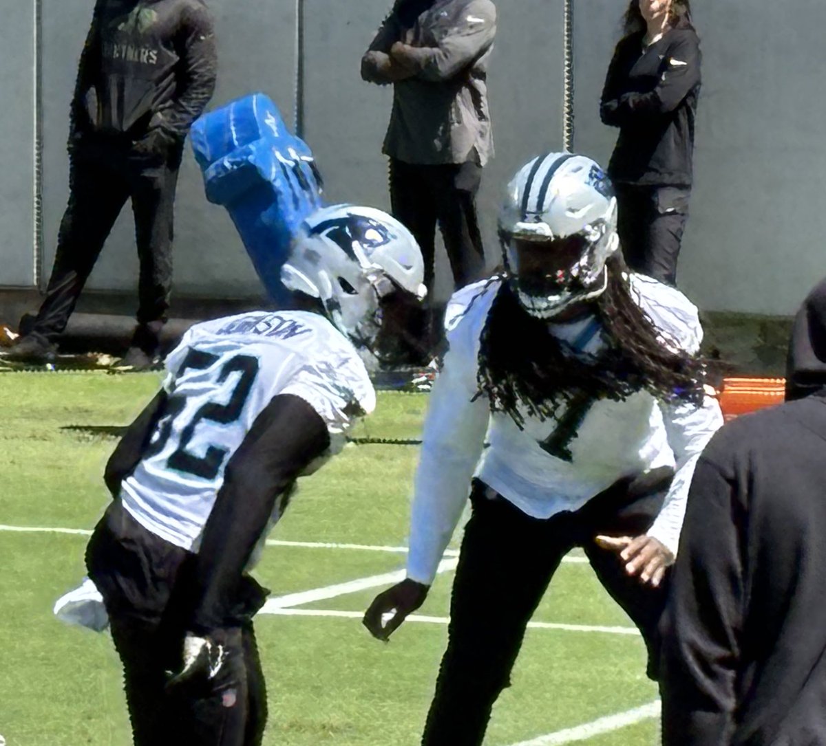 Clowney Coverage: Rock Hill’s @clownejd looks right at home in Carolina. #KeepPounding #Panthers