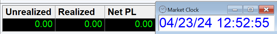 No trades today. Had a couple opportunities but just missed the right entry.