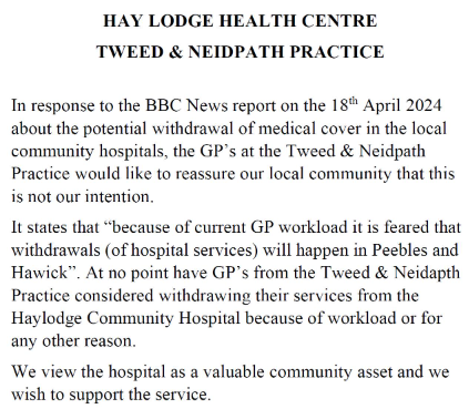 It's getting worse. Health Centres are having to resort to issuing corrections to reports on the BBC.