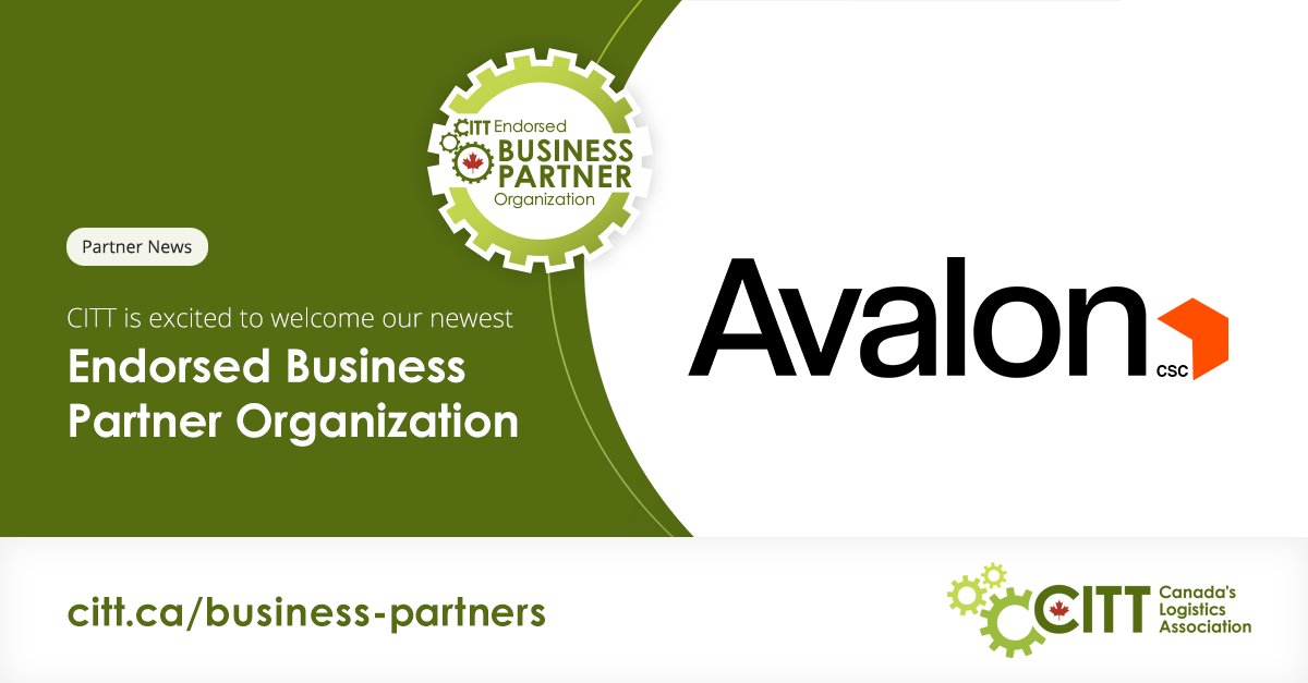 We're pleased to announce Avalon CSC as our latest CITT Endorsed Business Partner. Expert consultants with an impressive breadth and depth of experience across the supply chain, their results speak for themselves.