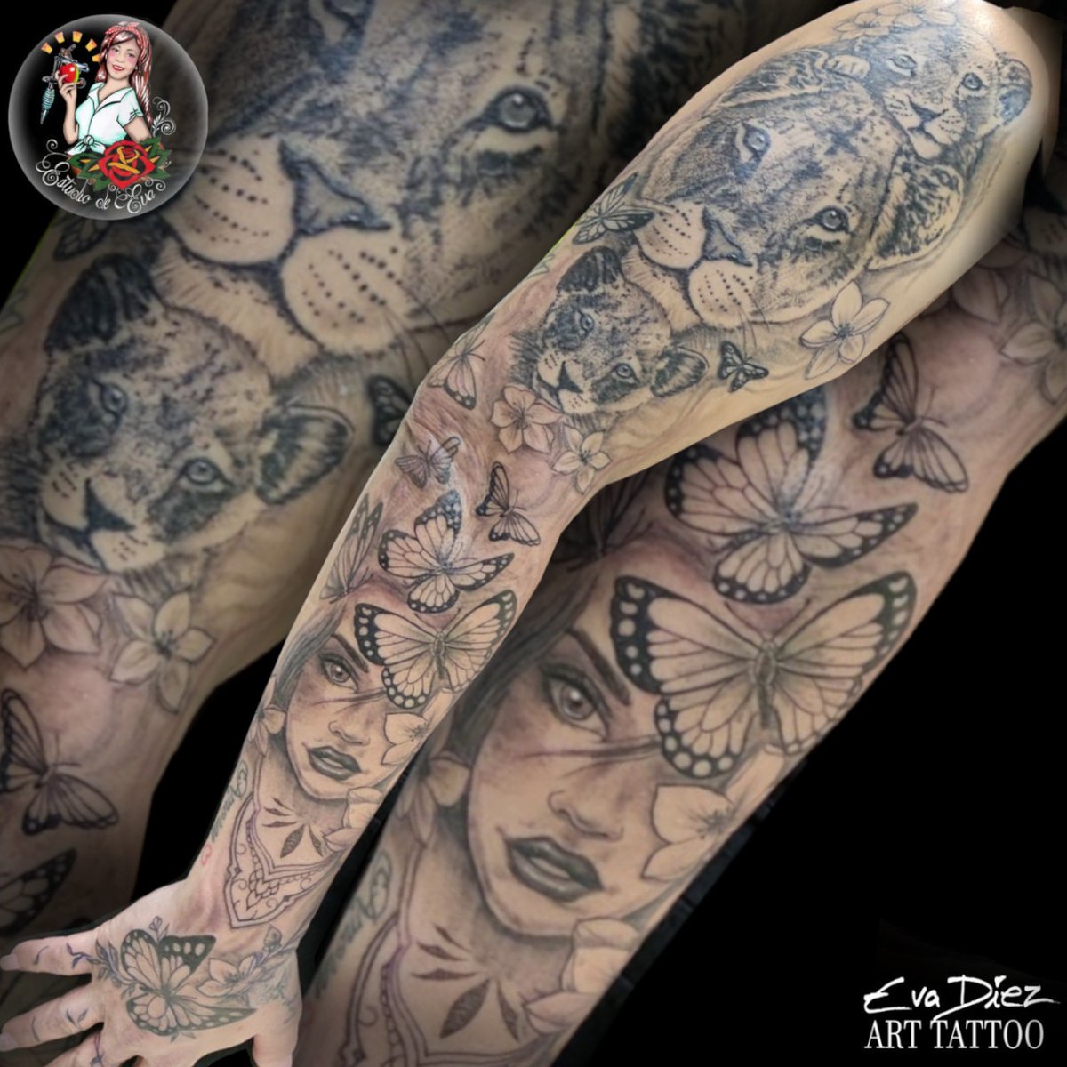 tatuadora10's tweet photo. Brazo completo 

#tattoo #ink #beauty #sexy #lyon #flowers #butterflies https://t.co/Z2S9r8asTy