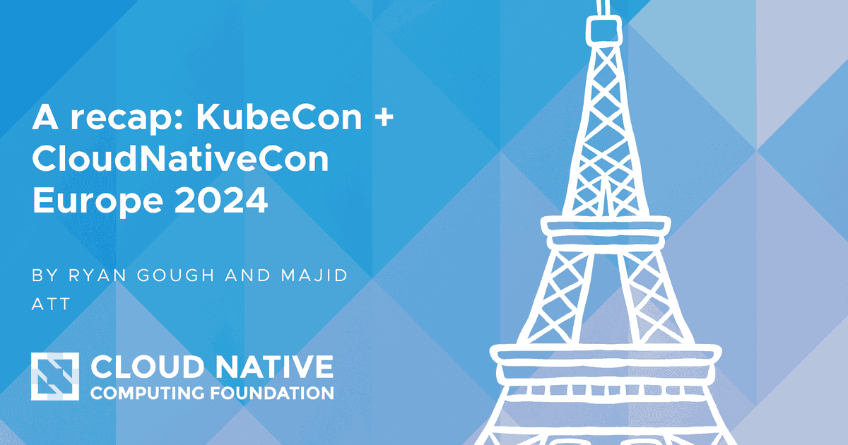 A recap: KubeCon + CloudNativeCon Europe 2024 dlvr.it/T5vlBw