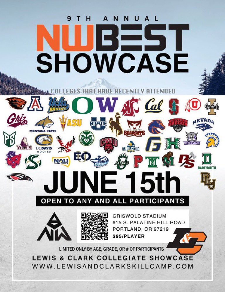 Thankful to be invited to the @nwbestshowcase_ , excited to compete! @AndrewNemec @JordanJ_ @BrandonHuffman @westlinn_fb @anthonyQnewman8