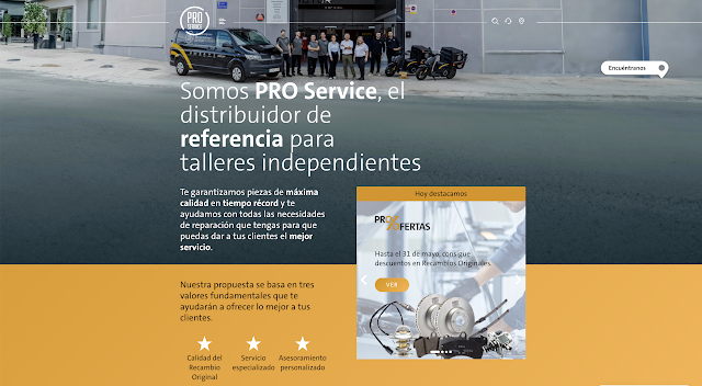 #PROService estrena nueva #webcorporativa dirigida a los profesionales del taller con todos los servicios, productos y ventajas del distribuidor y la gama HORUM @VW lc.cx/SwJc49