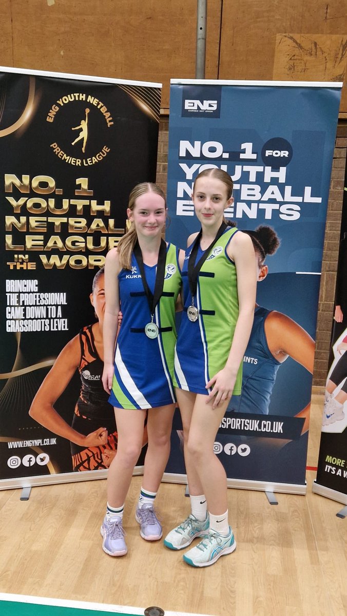 Another well done to Eleanor & Jess in Year 9 who have qualified for the ENG premier league national finals with @RVNC_. They also came runners up in the ENG netball cup northern finals in Stockton on tees on Sunday, meaning they will be in the national final in Essex in June.👏🏻