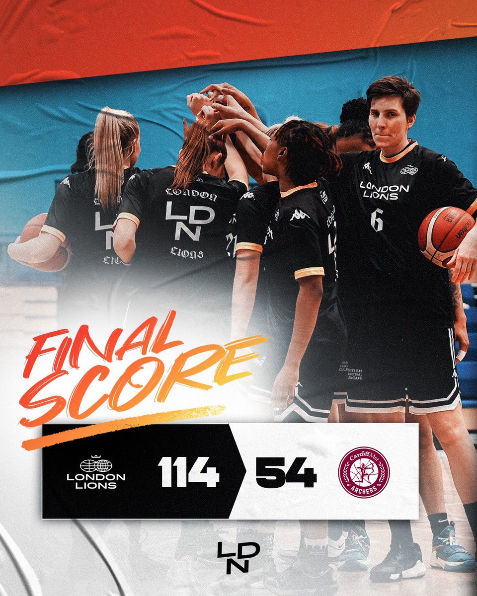 Got the W 🦁🔥 🎟️ Grab your tickets to our final regular season home game this Sunday vs @Cal_Gladiators here: ticketmaster.co.uk/doubleheader-b… #WeAreLondon