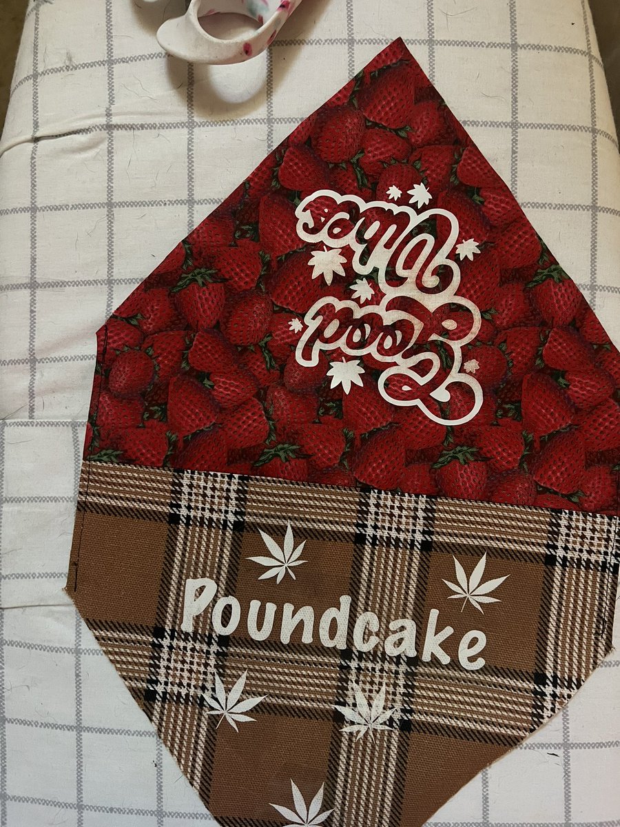 PickledPugs's tweet photo. She’s so cute. I love my princess poundcake. Had to make her a cannabandanna too
#StonerFam #pugmix #sharpeimix #bestbud https://t.co/87C0Nynb7O