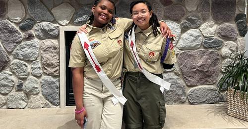 Cross Creek graduate Phoenix Moyer is now an Eagle Scout, and made history in the process. Moyer and Kimani Brame of East Kentwood became the first Black girls in Michigan to earn the distinction. Congratulations on your hard work, Phoenix!
nhal.ink/3QeXAxu #CrossCreek