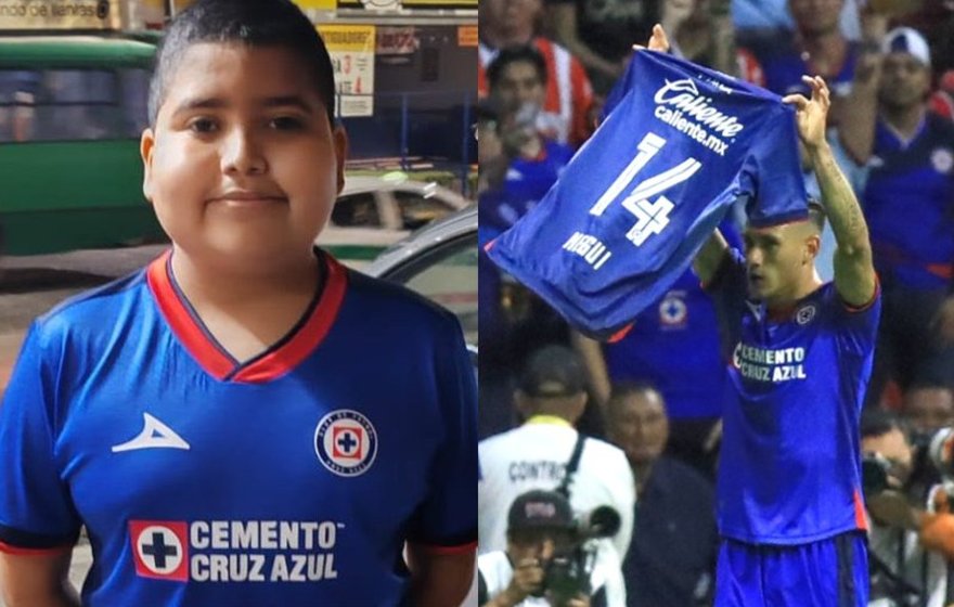 Estradamyers's tweet photo. Aquí no importan los colores. Murió lamentablemente José Armando QEPD, el niño aficionado al Cruz Azul que nos cautivó. Vuela alto campeón, ya estás en un lugar mejor 🕊️ https://t.co/Da4N5Y0WCY