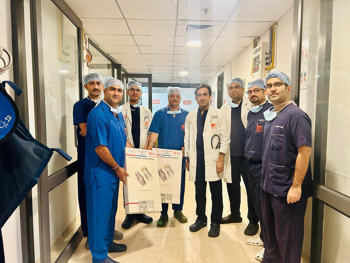 Another Successful #TricValve #case at #Jaipur!
#Congratulations Dr. Ravinder Rao & team.

#tricvalveimplant
#CAVI
#tricvalve
#tricuspidvalve
#tricuspidregurgitation
#rightheartfailure
#interventionalcardiology
#structuralheart
#relisysmedicaldevices
@relisysmedical