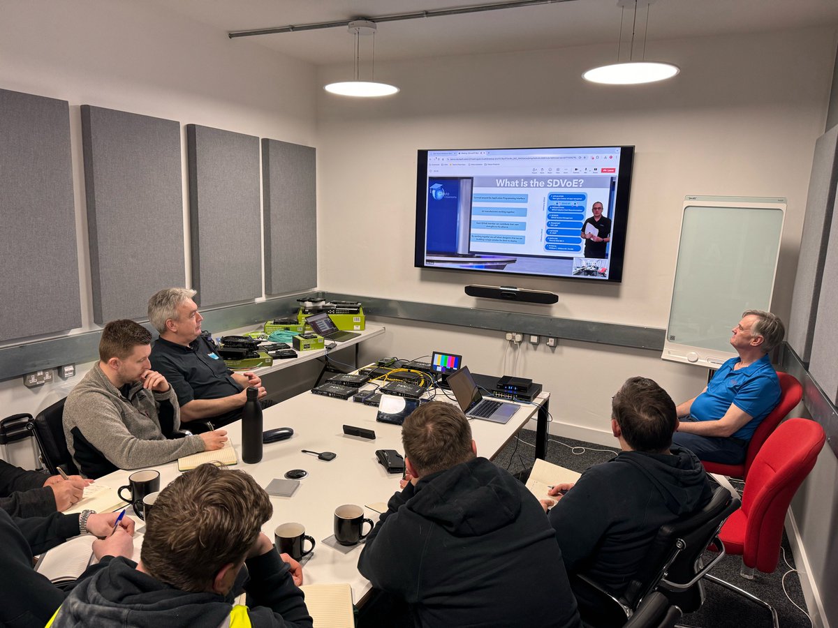 Last week we ran an SDVoE certification training course for Universal AV.  As a result, they are now the second SDVoE Certified Design House in the UK.  If you want to an SDVoE CDH, let us know.