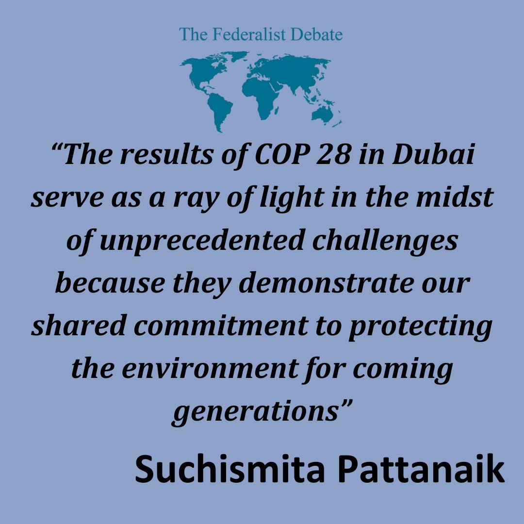 Da The Federalist Debate 1/2024, vi proponiamo il punto critico di Suchismita Pattanaik.

Per l'articolo integrale e informazioni sugli abbonamenti federalist-debate.org

#TheFederalistDebate #SuchismitaPattanaik #Federalism #cop28 #uae #ONU #climatechange