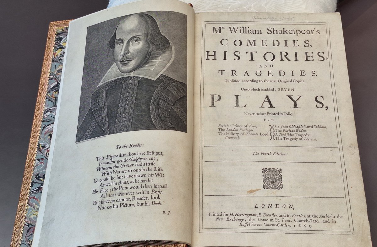 Happy Birthday #Shakespeare ! We are delighted to welcome back to Lambeth Archives 3 original Shakespeare Folios after they have been on very long loan at the British Library for the last 74 years. Thank you @britishlibrary for looking after them so well.😀