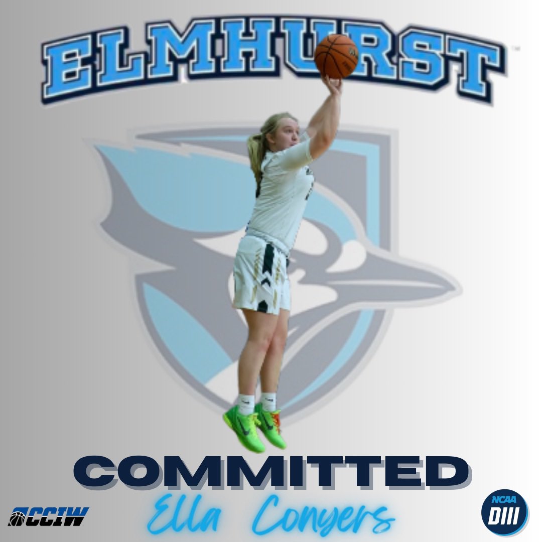 Excited to announce my commitment to continue my academic and athletic career at Elmhurst University! I want to thank my dad, coaches, and teammates who helped make this decision possible! Thank you @Coachjkpruitt and @Coach_Cam7 for this opportunity! Go jays!💙🏀 @ElmhurstU_WBB
