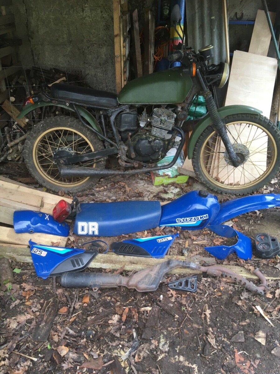 Ad:  1982 Suzuki DR125
On eBay here -->> ow.ly/2f3F50Rmriy

 #SuzukiDR125 #MotorcycleForSale #ClassicMotorcycle #TwoWheels #1982Suzuki