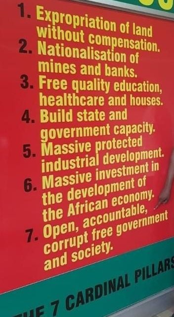 Those Who are lazy to read the @EFFSouthAfrica manifesto😎 Here is a summary 👇🏾