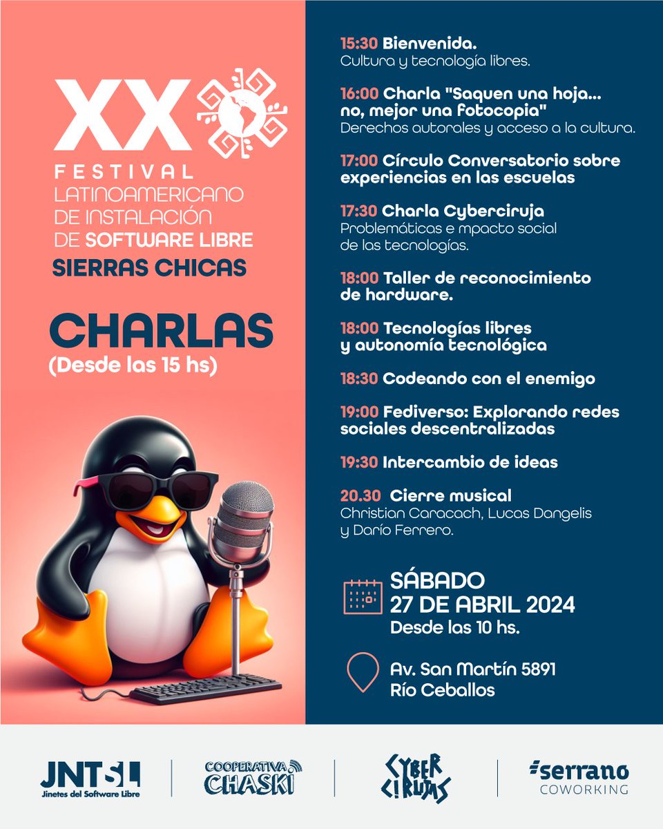 FLISoL Sierras Chicas tweet media